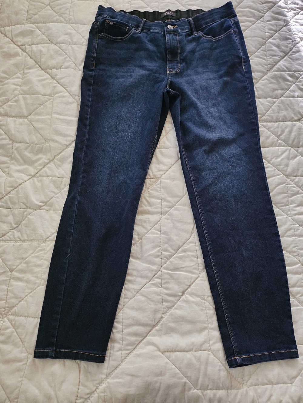 Curve Appeal -  High Rise Jeans w/ Comfort Waistband